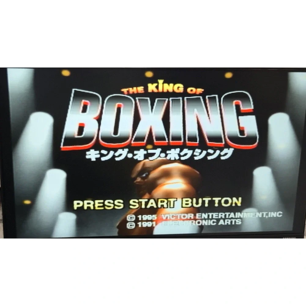 King of Boxing - Sega Saturn - 1995 (Japan Import) - CIB w/ Obi - Tested